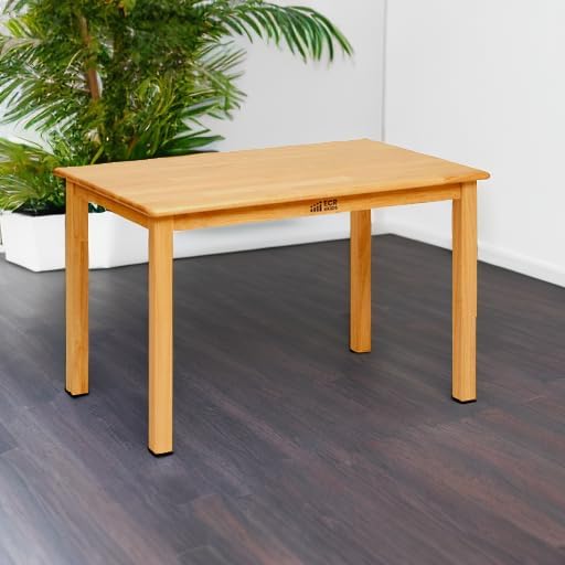 ECR4Kids 24in x 36in Rectangular Hardwood Table with 22in Legs, Kids Furniture, Honey
