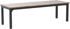 Tribesigns 78.7 Inches Extra Long Computer Desk 2 Person Desk, Double Long Desk, Workstaion for Home Office, Brown+Black