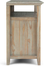 SIMPLIHOME Amherst SOLID WOOD Universal TV Media Stand, 54 inch Wide, Transitional, Living Room Entertainment Center, Cabinet, Shelves, for Flat Screen TVs up to 60 inches, Distressed Grey