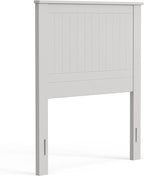 Glenwillow Home Wainscott Wood Panel Headboard in White - Twin Size
