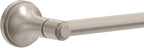 Franklin Brass Woodruff 4-Piece Bathroom Set Satin Nickel 18" + 6" Towel Rack, Toilet Paper Holder, Hand Towel Holder, Hook | 4-Piece Bath Hardware Accessories Set WDRF64-SN