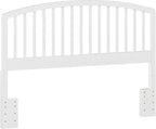 Hillsdale Carolina Headboard, Bed Frame Not Included, Full/Queen, White