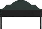 Hillsdale, Cynthia Upholstered Full/Queen Adjustable Headboard, Green