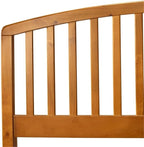 Hillsdale Carolina Headboard with Bed Frame, Full/Queen, Country Pine