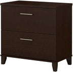 Pemberly Row Lateral File Cabinet in Mocha Cherry - Engineered Wood