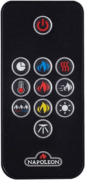 Napoleon Allure 32 inch Vertical Wall Mount Electric Fireplace - Black, NEFVC32H