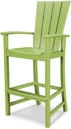 POLYWOOD® Quattro Adirondack Bar Chair in Lime