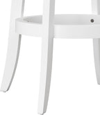 HILLSDALE Presque ISLE Wood BAR Height Swivel Stool White