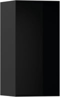 hansgrohe XtraStoris Minimalistic Recessed Wall Niche with Open Frame 12"x 6"x 5.5" in Matte Black, 56076670