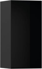 hansgrohe XtraStoris Minimalistic Recessed Wall Niche with Open Frame 12"x 6"x 5.5" in Matte Black, 56076670