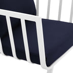 Modway Riverside Outdoor Furniture, 5-Piece Set, White Navy
