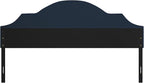 Hillsdale Cynthia Upholstered King Adjustable Headboard, Navy