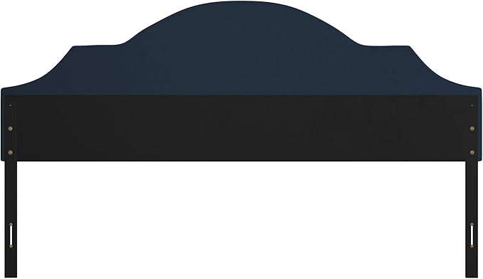Hillsdale Cynthia Upholstered King Adjustable Headboard, Navy