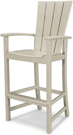 POLYWOOD® Quattro Adirondack Bar Chair in Sand