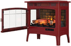 duraflame Freestanding Electric Fireplace Stove Heater with 3D Flame Effect for 1,000 Sq. Ft. Cinnamon