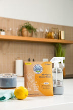Brave Planet Eco-Friendly All-Purpose Cleaner Sheets – Biodegradable, Non-Toxic, No Parabens, Phosphates, or Ammonia – Fresh Lemon Scent – 12 Multi-Surface Dissolvable Sheets for Home