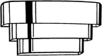 Progress Lighting Louvered Wall Sconce, Indoor, P7103-30, White