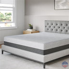 Celestial Sleep Gel Memory Foam Mattress in a Box, Made in The USA, CertiPUR-US® Certified Foam, Oeko-Tex, and Fiberglass-Free Certified Bed, 12 inch Soft - King