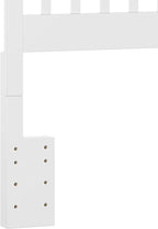 Hillsdale Carolina Headboard, Bed Frame Not Included, Full/Queen, White