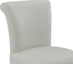 CHITA 30 Inch Counter Height Swivel Bar Stools Set of 2, FSC Certified Modern Upholstered Faux Leather Swivel Barstool Chairs with Back, Creamy Grey