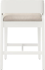 Hillsdale Dresden Wood Counter Height Stool, White