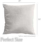 lalaLOOM Velvet Throw Pillow Covers, Set of 2, 20x20 Decorative Square Pillows Home Decor, Soft Accent Cases, Silky Machine Washable Pillowcases for Sofa, Couch, Bedroom, Living Room, Light Gray