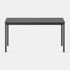 Branch Daily Desk - Functional at Home Office Desk with Effortless Assembly, Timeless Design, Rounded Corners, and Built-in Cable Notch - 58” W x 27” H x 24” D - Charcoal - Charcoal