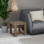 Signature Design by Ashley Cariton Contemporary Oversized Square End Table, Grayish Brown