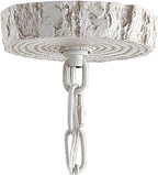 JONATHAN Y JYL6300B Eldora 30" Adjustable Resin Antler 5-Light LED Chandelier, Glam, Rustic,Cottage,Transitional, Dimmable Dining Room, Living Room, Kitchen, Foyer, Bedroom, White
