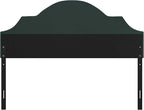 Hillsdale, Cynthia Upholstered Full/Queen Adjustable Headboard, Green