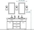 Progress Lighting Louvered Wall Sconce, Indoor, P7103-30, White