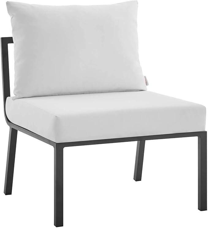 Modway Riverside Outdoor Furniture, 6-Piece Set, Gray White