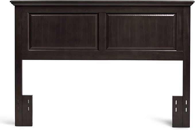 Glenwillow Home Arcadia Panel Headboard in Espresso - Full/Queen - Full/Queen Size