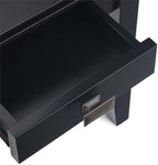 SIMPLIHOME Artisan SOLID WOOD 21 inch Wide Square Transitional End Side Table in Black for the Living Room and Bedroom