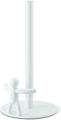 Umbra Buddy Paper Towel Holder Stand for Kitchen Countertop, Unique Dispenser, Standard, White