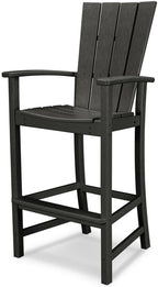 POLYWOOD® Quattro Bar Chair, Black