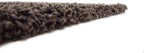 Unique Loom Solid Shag Collection Area Rug (5' 1" x 8' Rectangle Graphite Gray)