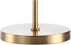 JONATHAN Y JYL9004B Buckingham 25" Crystal/Metal Table Lamp Modern Contemporary Bedside Desk Nightstand Lamp for Bedroom Living Room Office College Bookcase, Brass Gold