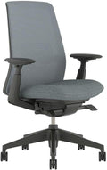 Haworth Soji Office Chair with Ergonomic Adjustments and Lumbar Support, Flexible Mesh Back (Mist)
