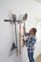 Rubbermaid FastTrack Garage Storage System Tool Hanging Kit, Wall Mount Holder for Garden Lawn Tools/Garage/Home Organization