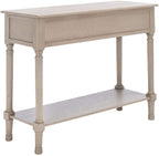 SAFAVIEH Home Collection Landers Greige2-Drawer Console Table CNS5710D, Greige