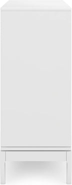 SIMPLIHOME Harper Solid Wood 48 inch Storage Cabinet in Teak Brown (Set of 2) for The Living Room, Entryway and Family Room