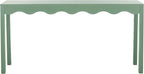 SAFAVIEH Home Collection Lilith Farmhouse French Country Sage Wavy Console Table for Entryway, Living Room, Foyer
