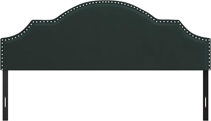 Hillsdale, Cynthia Upholstered King Adjustable Headboard, Green