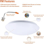 HALO 11 inch LED 5CCT Selectable Low Profile Round Flushmount