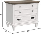 Martin Furniture Lateral File, White