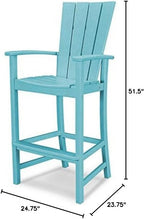 POLYWOOD® Quattro Adirondack Bar Chair in Lime