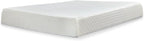 Signature Design by Ashley Full Size Chime 10 Inch Medium Firm Memory Foam Mattresswith Green Tea & Charcoal Gel for Pressure Relief, Fiberglass Free, Mattress In A Box