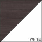 Pemberly Row Wood 2 Drawer Lateral File Cabinet in White and Storm Gray