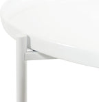 Kate and Laurel Ulani Modern Nesting Side Table, Set of 2, White, Sophisticated Glam End Tables for Storage and Display